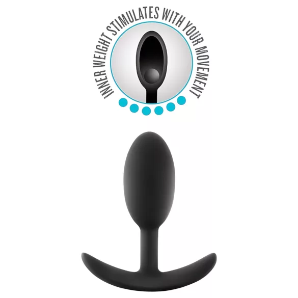 Anal Adventures Platinum - buttplug - medium - zwart