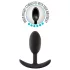 Anal Adventures Platinum - buttplug - medium - zwart