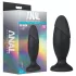 Anal Adventures Platinum Rocket - grote buttplug - zwart