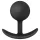 Anal Adventures Platinum - vibrerende buttplug - siliconen - zwart