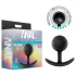 Anal Adventures Platinum - vibrerende buttplug - siliconen - zwart