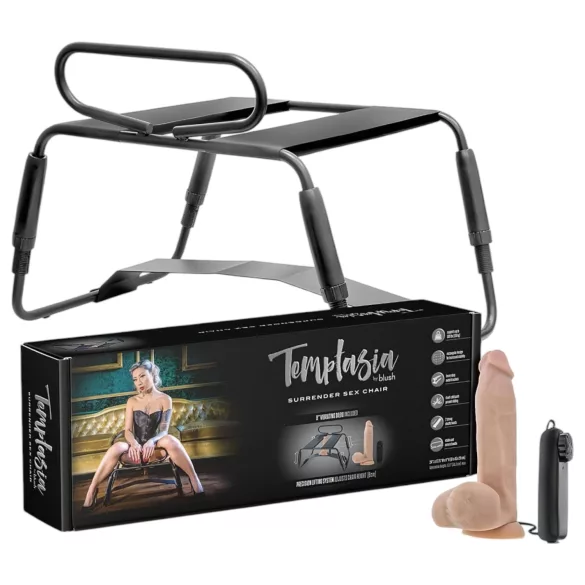Temptasia - seksschommel met vibrator - zwart/naturel