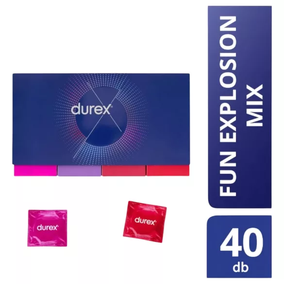 Durex Fun Explosion - condoompakket - 40 stuks