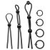Addicted Toys - Silicone Penisring Set - 7 Stuks (Zwart)