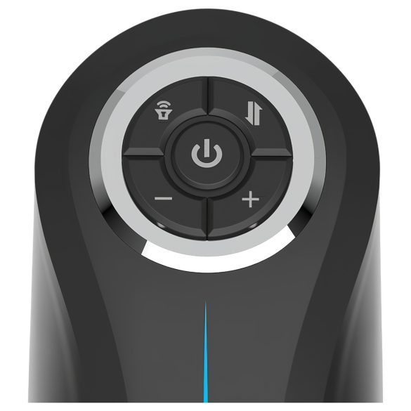 JamyJob - op en neer bewegende, vibrerende masturbator (zwart)