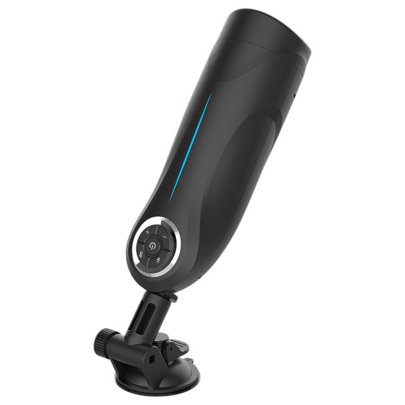 JamyJob - op en neer bewegende, vibrerende masturbator (zwart)