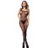 Subblime 952037 - net catsuit met strass steentjes - zwart - S-L