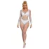 Subblime 952396 - glinsterende jumpsuit met strass (wit) - S-L