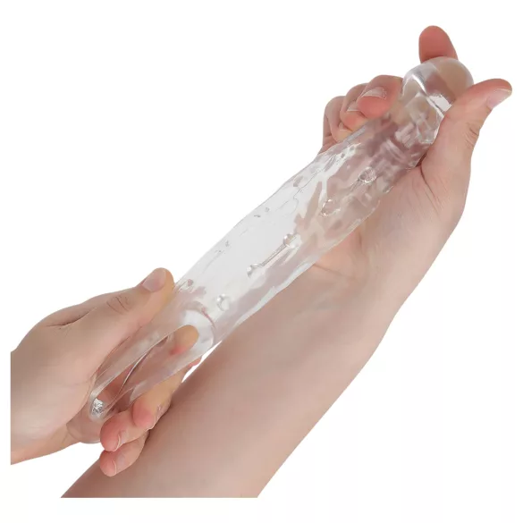Addicted Toys - penismantel met balring - transparant - 23cm