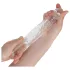 Addicted Toys - penismantel met balring - transparant - 23cm