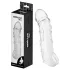 Addicted Toys - penisomhulsel met eikelring - 22 cm (transparant)