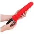 Intense Cynthia - dildo vibrator met zuignap - stootfunctie - rood