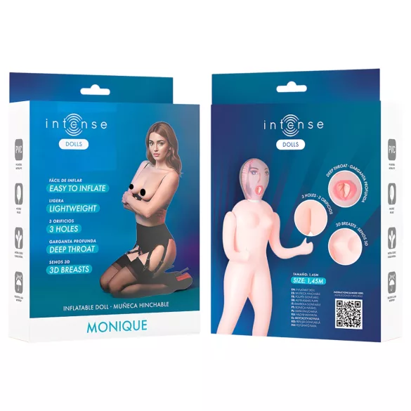 Intense Dolls Monique - opblaasbare seks pop - vinyl