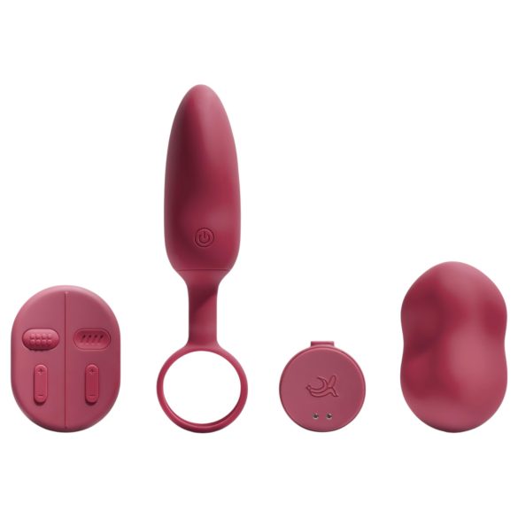 Platanomelón Mobi - 2-delig vibratorset (rood)