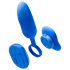 Mobi - draadloze duo-vibrator set - blauw