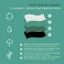 Adalet Natura Super - menstruatieonderbroek (zwart) - L