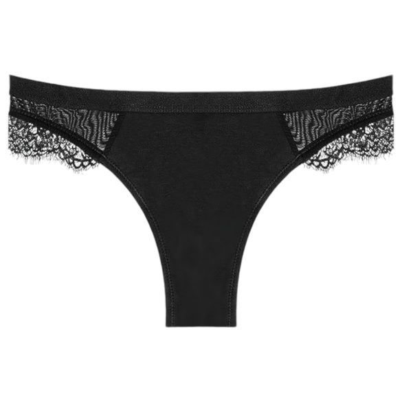 Adalet Flora Menstruatie Slip - Zwart