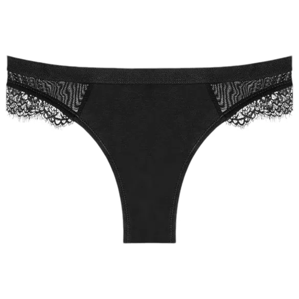 Adalet Flora Normal - menstruatie onderbroek - zwart - M