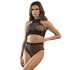 Adalet Marga - lingerie set - netstof - zwart - L/XL