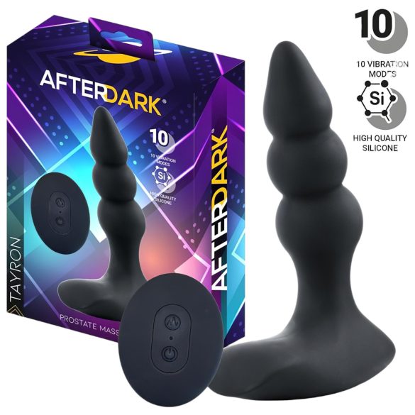 AfterDark - Trillende prostaat massager (zwart)