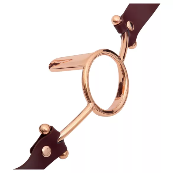 Latetobed - mondknevel met ring - bruin