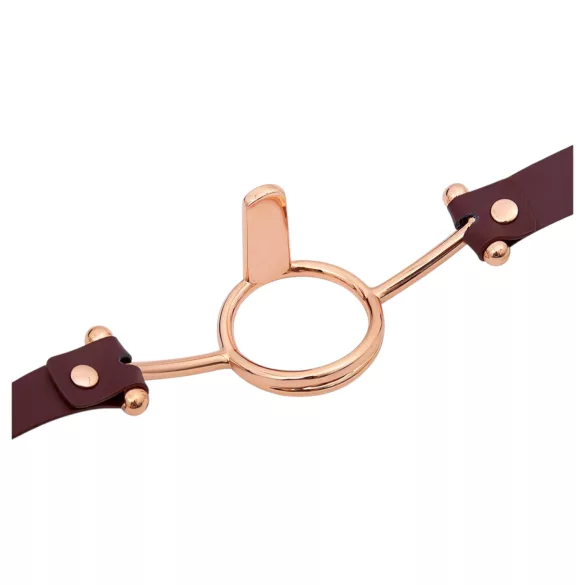 Latetobed - mondknevel met ring - bruin