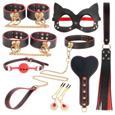 INTOYOU - BDSM set voor gevorderden - 8-delig - zwart