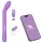Adalet Gently - g-spot en prostaat vibrator - paars - oplaadbaar