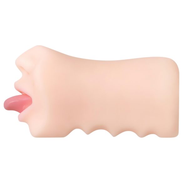 Zero Tolerance - masturbator mond - realistisch - huidkleur