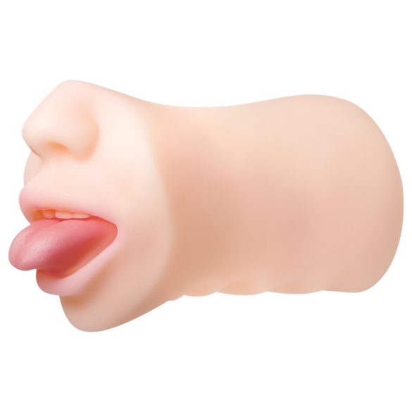 Zero Tolerance - masturbator mond - realistisch - huidkleur