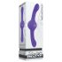 Evolved - dubbele vibrator met trilfunctie - oplaadbaar - paars