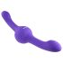 Evolved - dubbele vibrator met trilfunctie - oplaadbaar - paars