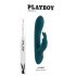 Playboy Rabbit - vibrator met clitorisstimulator - draadloos, waterdicht