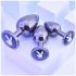 Playboy anaal plug set - 3-delig (zilver)