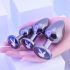 Playboy anaal plug set - 3-delig (zilver)