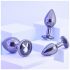 Playboy anaal plug set - 3-delig (zilver)