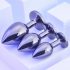 Playboy anaal plug set - 3-delig (zilver)