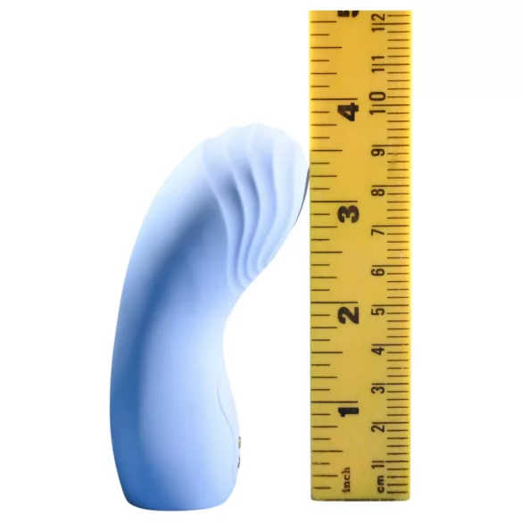 Evolved - vinger vibrator - getextureerd - blauw