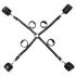 Sei Mio - bondage set voor bed - verstelbaar - zwart