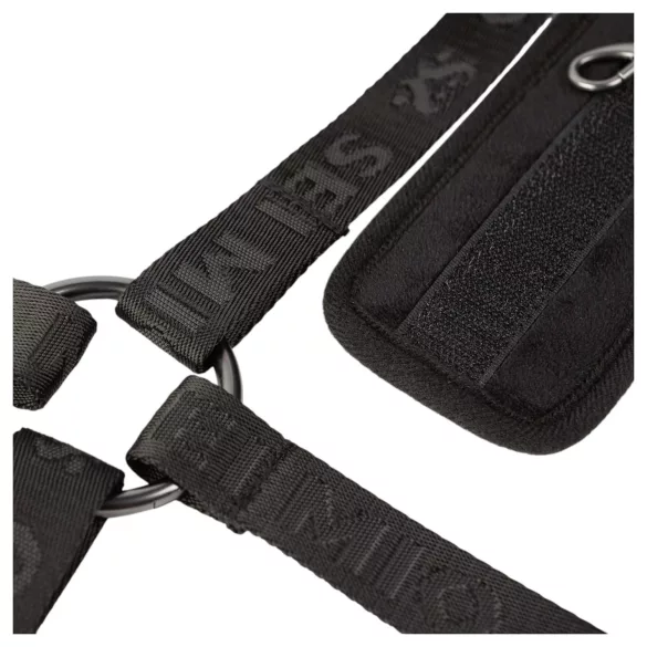 Sei Mio - bondage set voor bed - verstelbaar - zwart