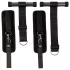 Sei Mio - bondage set voor deur - verstelbaar - zwart