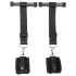 Sei Mio - bondage set voor deur - verstelbaar - zwart