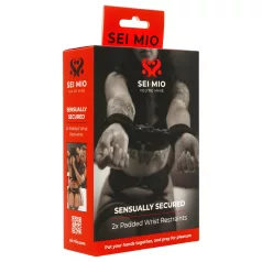 Sei Mio - zachte handboeien - zwart