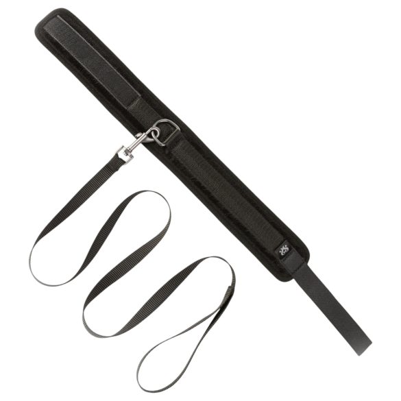 Sei Mio - halsband en riem (zwart)