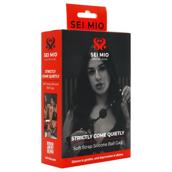 Sei Mio - balletjes mondknevel (zwart)