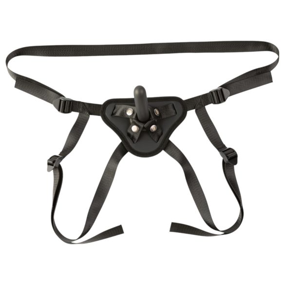 Sei Mio - Strap-on met harnas - 12,5 cm (zwart)
