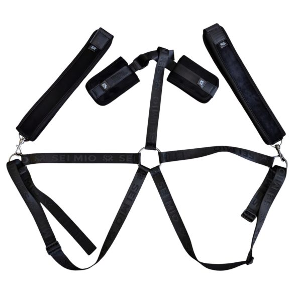 Sei Mio - bondageset verstelbaar - zwart