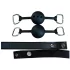 Sei Mio - mondknevel set - 2-delig - zwart