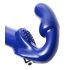 Strap U Revolver II - Opzetbare dildo (blauw)