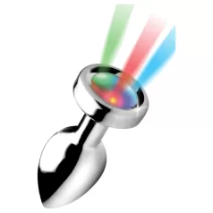 Booty Sparks - anaalplug met licht - klein - zilver